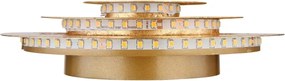 Globo 48465-18 - Plafonieră LED HEDA LED/18W/230V 3000K Ø 18 cm, auriu