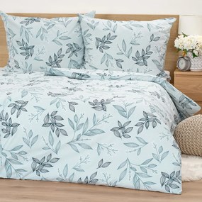 Lenjerie de pat din bumbac 4Home Frosty Leaves ,140 x 220 cm, 70 x 90 cm, 140 x 220 cm, 70 x 90 cm