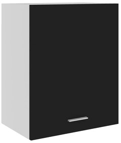 vidaXL Dulap suspendat “Lyon”, negru, 50 x 31 x 60 cm, lemn prelucrat