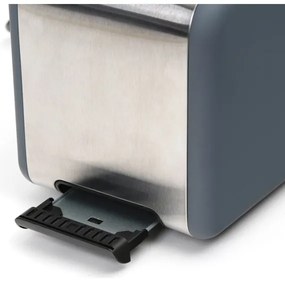 Prăjitor de pâine cu două fante 900W/230V oțel inoxidabil/gri