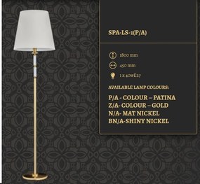 Lampa de podea eleganta realizata manual Sparone