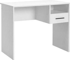 Birou CMS-105-BB-1, alb, PAL melaminat, 90x52x75 cm