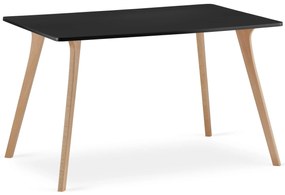 Masa de sufragerie neagra, MONTI 120x80 cm