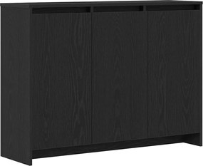 vidaXL Bufet Negru 102 x 29.5 x 75 cm Lemn compozit
