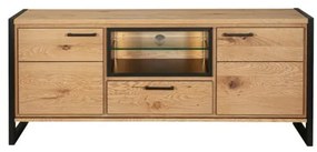 Comoda Tv 2 Usi Si 1 Sertar Soho Oak, 151 Cm