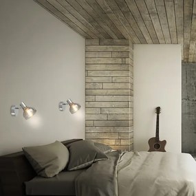 Rabalux 5555 - Aplică perete HOLLY 1xE14/40W/230V crom lucios