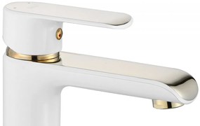 Baterie Bloom alb/gold – H 17cm