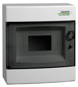 Tablou 8 module Noark, 1 rand, aplicat, IP40