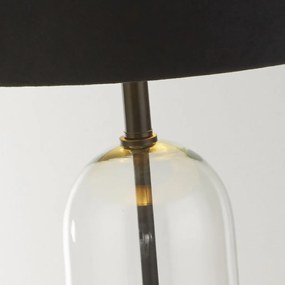 Veioza/Lampa de masa design decorativ Oxford negru