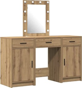 vidaXL Masă de Machiaj cu sertar Maro 50 x 41 x 135 cm Lemn compozit