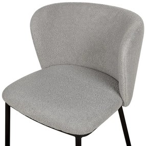 Set 2 buc scaune sufragerie Minik (gri boucle). 1081422