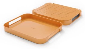 Tava pentru servit Trebonn Pile S 1723122, 31x24.5 cm, Melamina, Coral