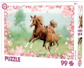 Cal puzzle de 99 piese