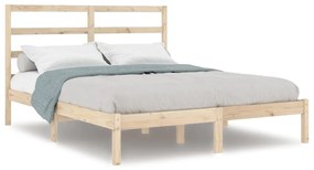 3104928 vidaXL Cadru de pat, 120x200 cm, lemn masiv de pin