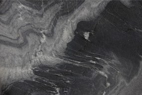 Măsuță auxiliară rotundă cu blat din marmură ø 33 cm Karrara – White Label