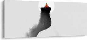 Tablou - Meditație în vârf (120x50 cm)