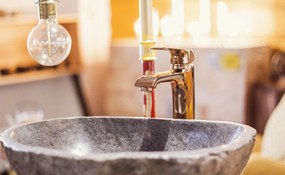 Lavoar din piatră naturală de râu Lavabo Cut - mic