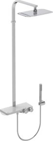 Coloana de dus cu baterie termostatata si etajera depozitare Ideal Standard Ceratherm S200