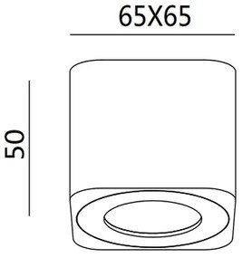 Fabas 3429-71-102 - LED Lampa spot PALMI LED/6W/230V