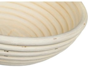 Banchet Tavă rotundă pentru pâine în creștereNatural d. 21 x h. 7,5 cm, trifoi cu patru foi