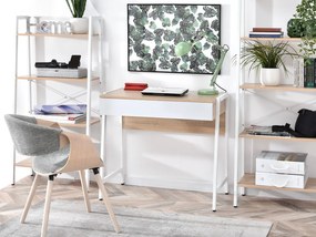 Masă PC Norway (stejar + alb). 1109803