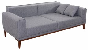 Set Canapea Extensibilă si Fotoliu Liones Tepsili, Gri