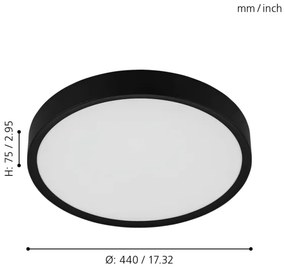 Eglo 98604 - Plafonieră LED MUSURITA LED/33,5W/230V