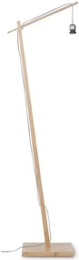 Lampadar eco din bambus Palawan natur/ alb, 40x15cm