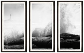 Tablou 3 piese Framed Art Seashore Splash
