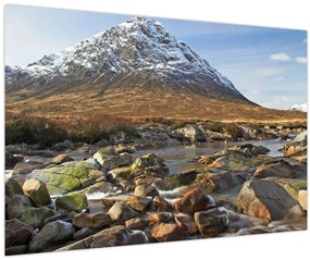 Tablou - Munte cu râu (90x60 cm)
