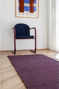 Covor tip traversă burgundy din iută 70x150 cm Notes – Mette Ditmer Denmark