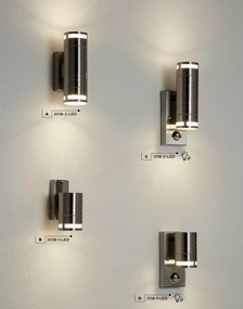 Aplica perete exterior IP44 Up and Down 2018-2-LED SRT