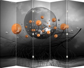 Paravan - Bile portocalii (210x170 cm)