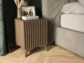 OFERTA Noptiera ENTSIAN 40x40cm, stejar artisan a II-a calitate