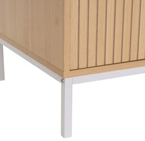 Măsuță de cafea în culoare naturală cu aspect de lemn de stejar 50x110 cm Mid-Lines – Casa Selección