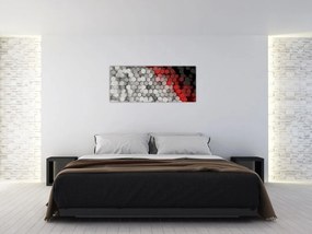 Tablou - 3D hexagoane (120x50 cm)