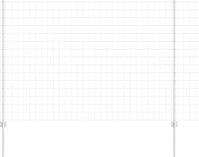 vidaXL Gard cu Stâlp Argintiu 1,5 x 10 m Oțel