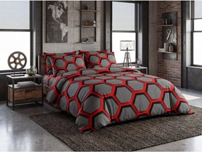 Lenjerie de pat din microfibra Culoare gri, ZORINO Dimensiune lenjerie de pat: 70 x 80 cm | 140 x 200 cm