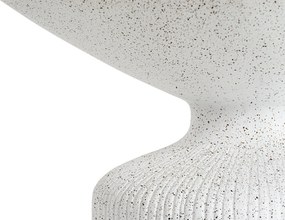 Măsuță de cafea rotundă Sintro 54 cm - terrazzo alb