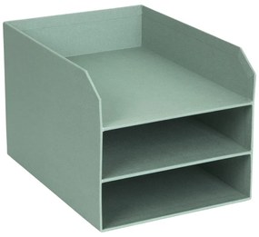 Organizator verde pentru documente din carton Trey Canvas Paper Laminate – Bigso