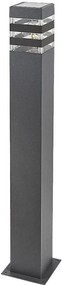 Stalp mediu pentru iluminat exterior design modern IP44 Ankara antracit