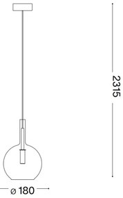 Lustră LED pe cablu Ideal Lux EMPIRE 1xG9/3W/230V