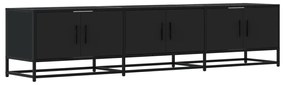 3300785 vidaXL Comodă TV, negru, 180x35x41 cm, lemn prelucrat