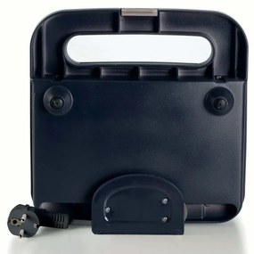 Sandwich toaster Ariete BREAKFAST 1971/00, 750W, Acoperire antiaderenta, Indicator luminos, Gri inchis