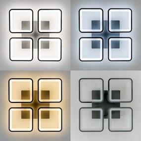 Lustră LED dimabilă aplicată Brilagi SQUARED LED/85W/230V 3000-6500K + telecomandă