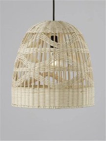 Lustra / Pendul modern design natural ratan MARLO D-30cm