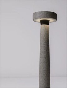 Stalp LED din ciment pentru exterior IP65 Cram Gray H-50cm