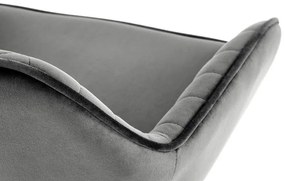 Scaun de bar H103 velvet gri