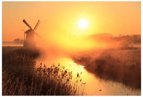 Fototapet Sun Windmill