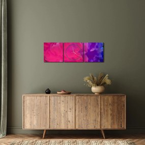 Tablou cu abstracție (cu ceas) (90x30 cm)